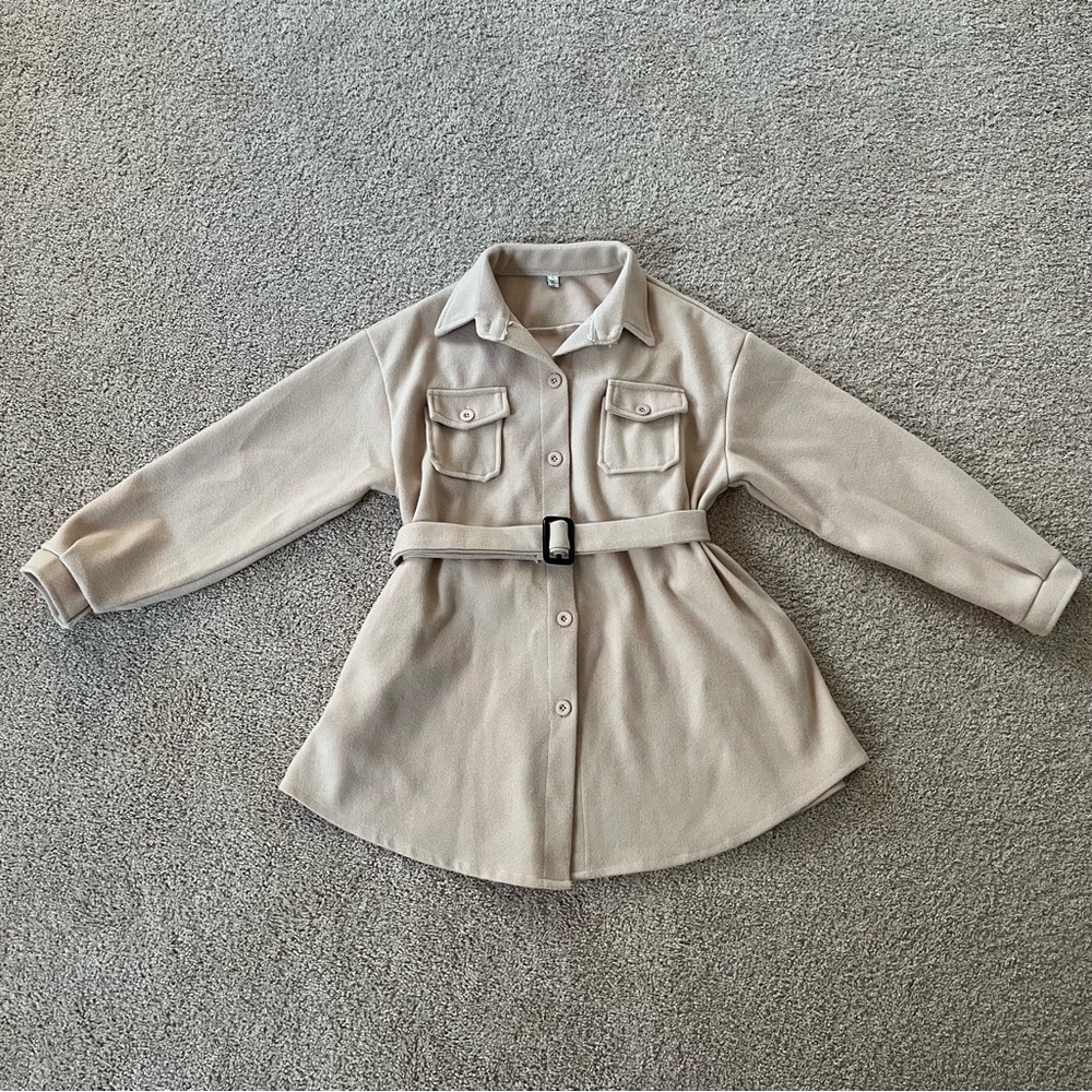 Light pink button up